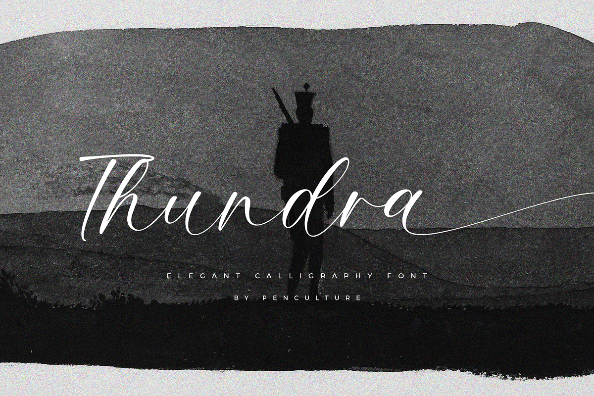 Thundra – Elegant Calligraphy Font, a Script Font by Pen Culture (Photo 2 of 9)