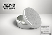 Round 2oz Screw Cap Container Mockup, a Product Mockup by INCDesign (Thumbnail 2 of 6)