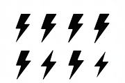 A bold set of lightning bolt icons, an Illustration by Amazin_art (Thumbnail 7 of 13)