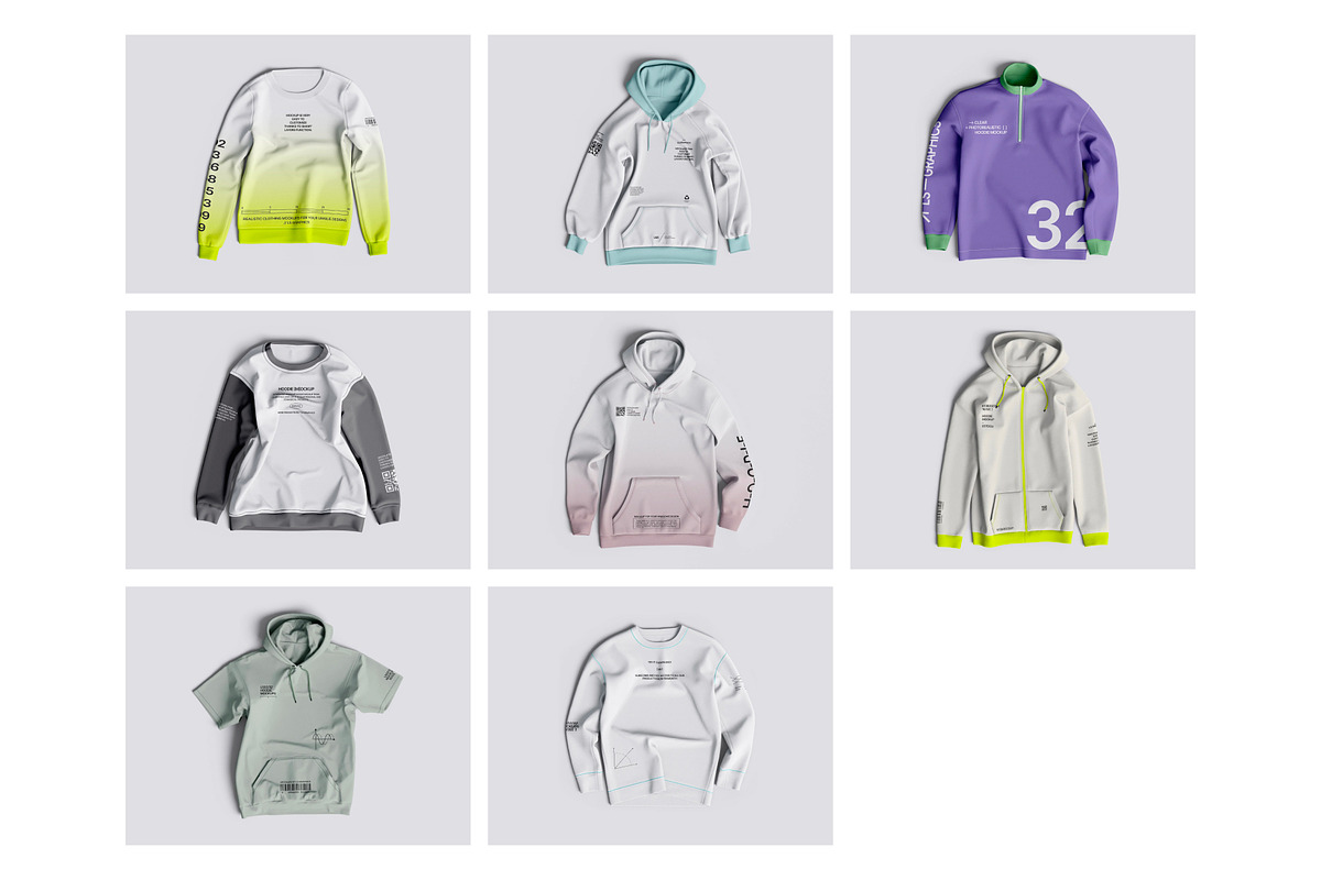 Hoodie and Sweatshirt Mockups, a Hoody Mockup by ls.graphics (Photo 2 of 9)