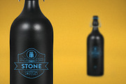 Stone Bottle Mock-Up, a Cups & Container Mockup by Palm Street Creative (Thumbnail 3 of 3)