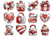 Valentine's Sublimation Clipart, a Graphic by CitraGraphics (Thumbnail 2 of 4)