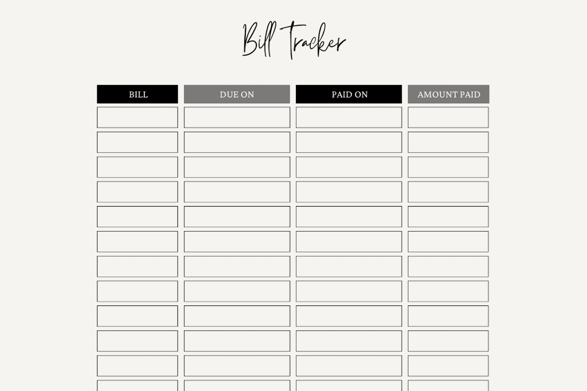 Financial Planner, a Stationery Template by Brand Your Biz Co. (Photo 3 of 10)