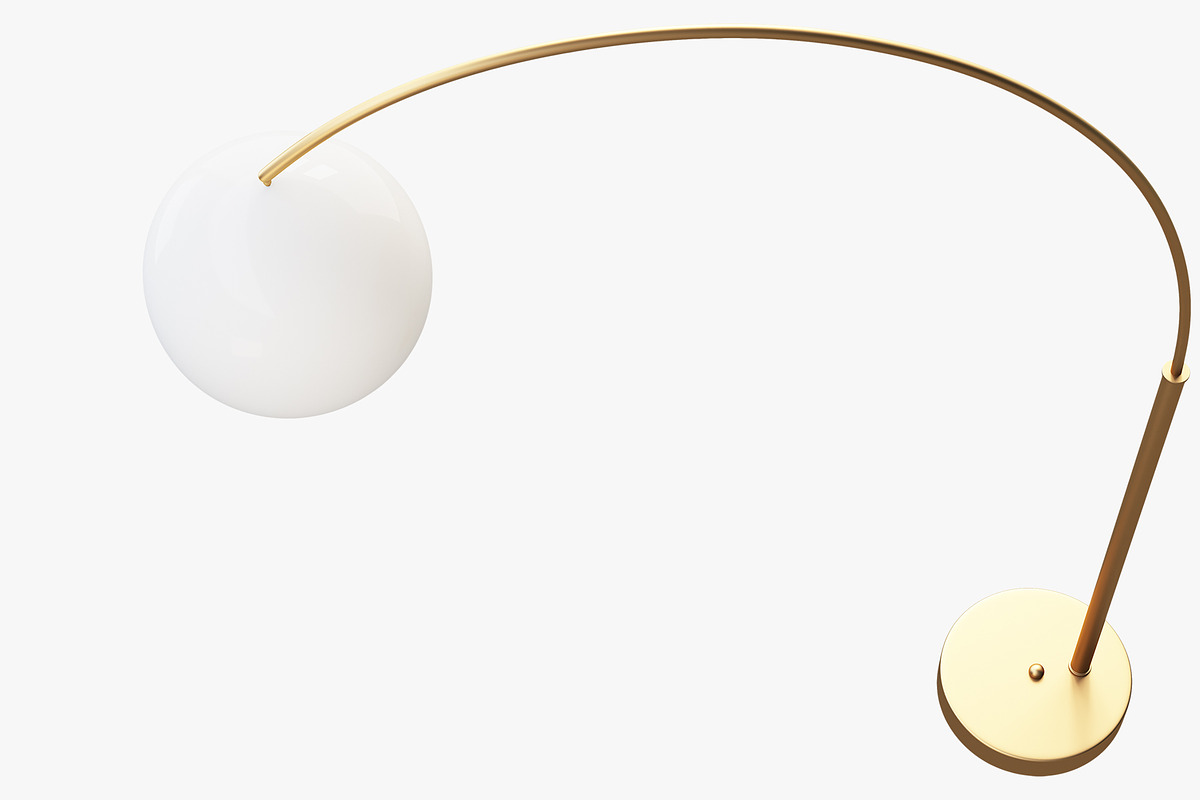 Joybird Archer Floor Lamp, a Light 3D Model by 3dmitruk (Photo 9 of 11)