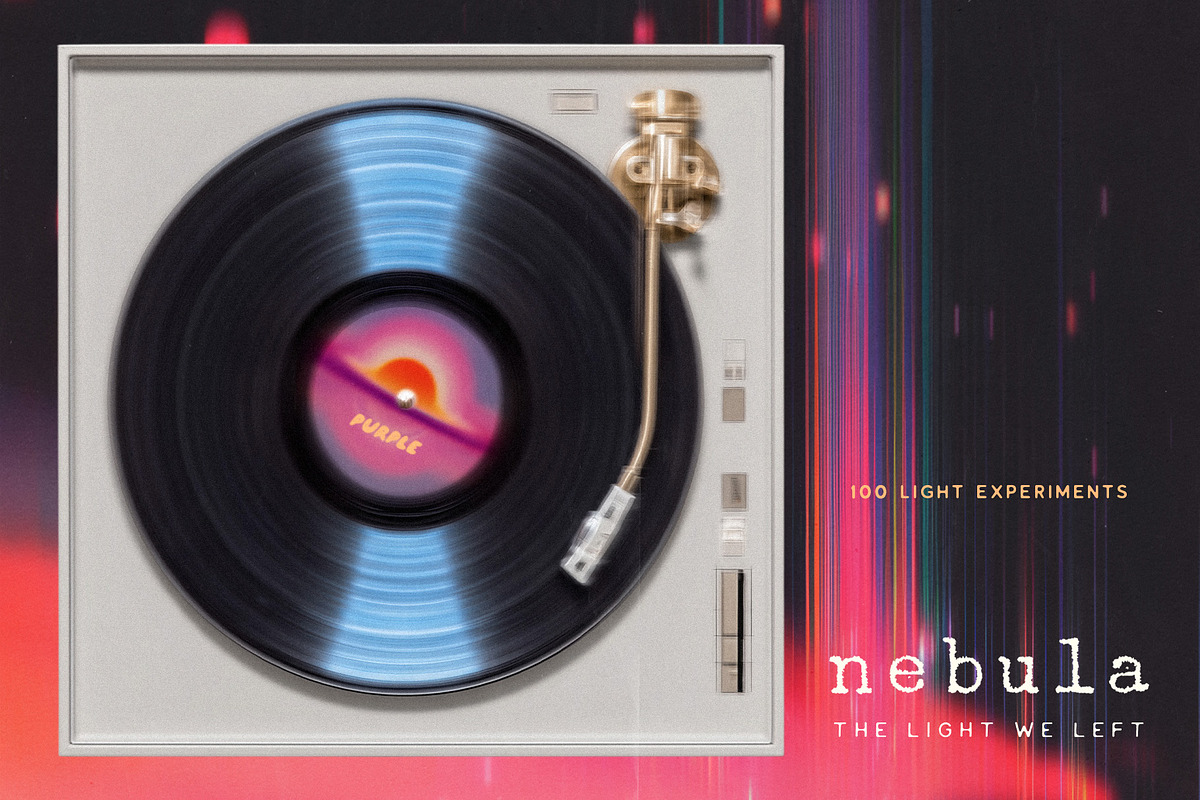 Nebula: 100 Light Experiments, a Background Graphic by Purple (Photo 2 of 12)