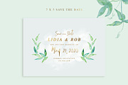 Botanical Wedding Invitation Suite, an Invitation Template by With Love Ethel (Thumbnail 4 of 7)