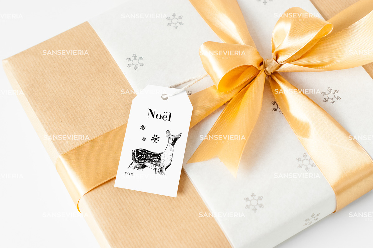 Gift tag mock up - Christmas box, a Product Mockup by Grace White (Photo 2 of 3)