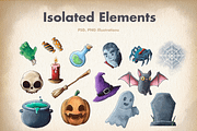 Halloween Watercolour Illustrations, an Illustration by Arshad Ali (Thumbnail 4 of 6)