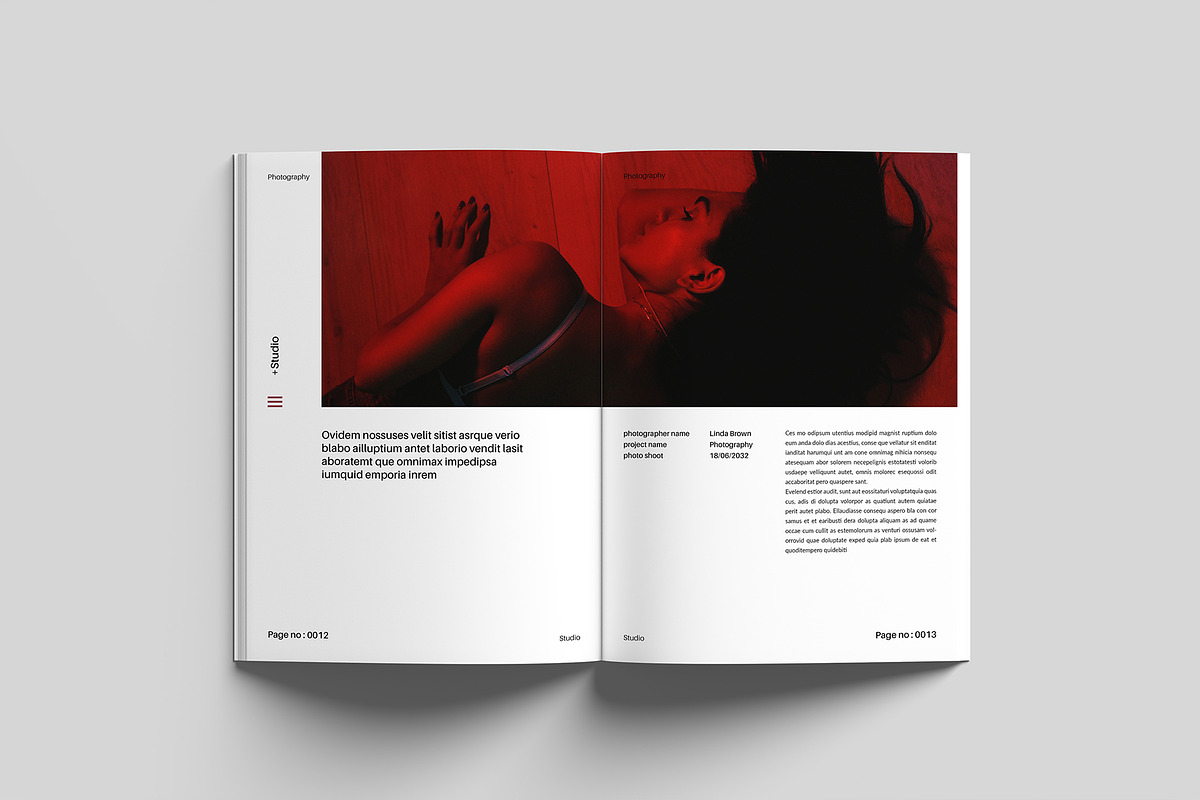 Photography Portfolio Template, a Brochure Template by GoldenGrid Studio (Photo 7 of 12)