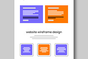 Website Wireframe Template  UX UI, a Wireframe Template by MightyDesign (Thumbnail 3 of 9)