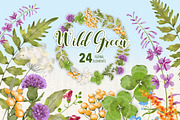 Wild Green Collection, an Illustration by helloPAPER (Thumbnail 1 of 2)