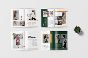 Magazine Fashion Lookbook