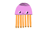 Cute Mediterranean Sea Life Clipart, a Seasonal Illustration by the_myro (Thumbnail 4 of 6)
