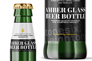 Beer Bottle Mock-Up Template, a Cups & Container Mockup by Designer Dude (Thumbnail 2 of 3)