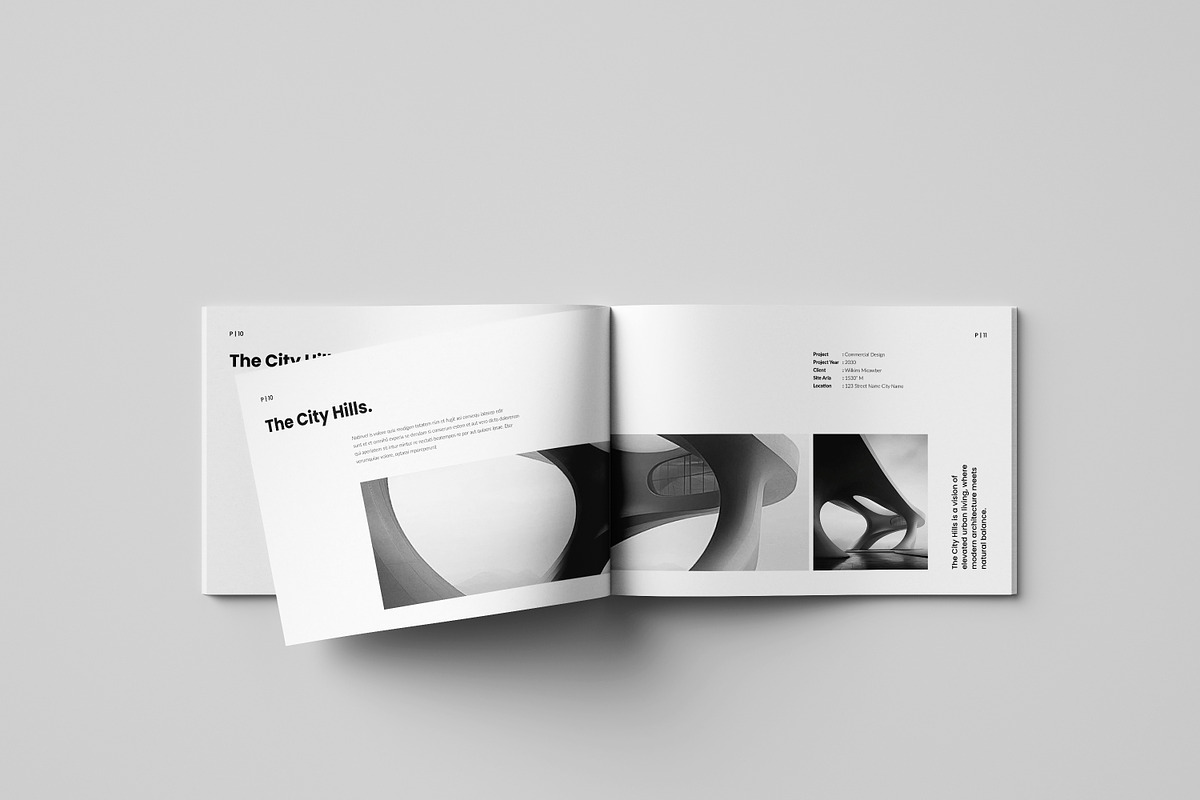 Architecture Portfolio Template, a Brochure Template by Spark_Creative (Photo 8 of 25)