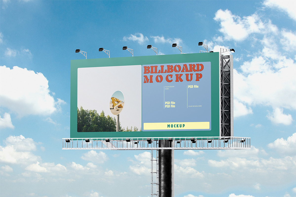 Billboard Mockup, an Advertising Mockup by HanaSaka_Studio (Photo 5 of 5)