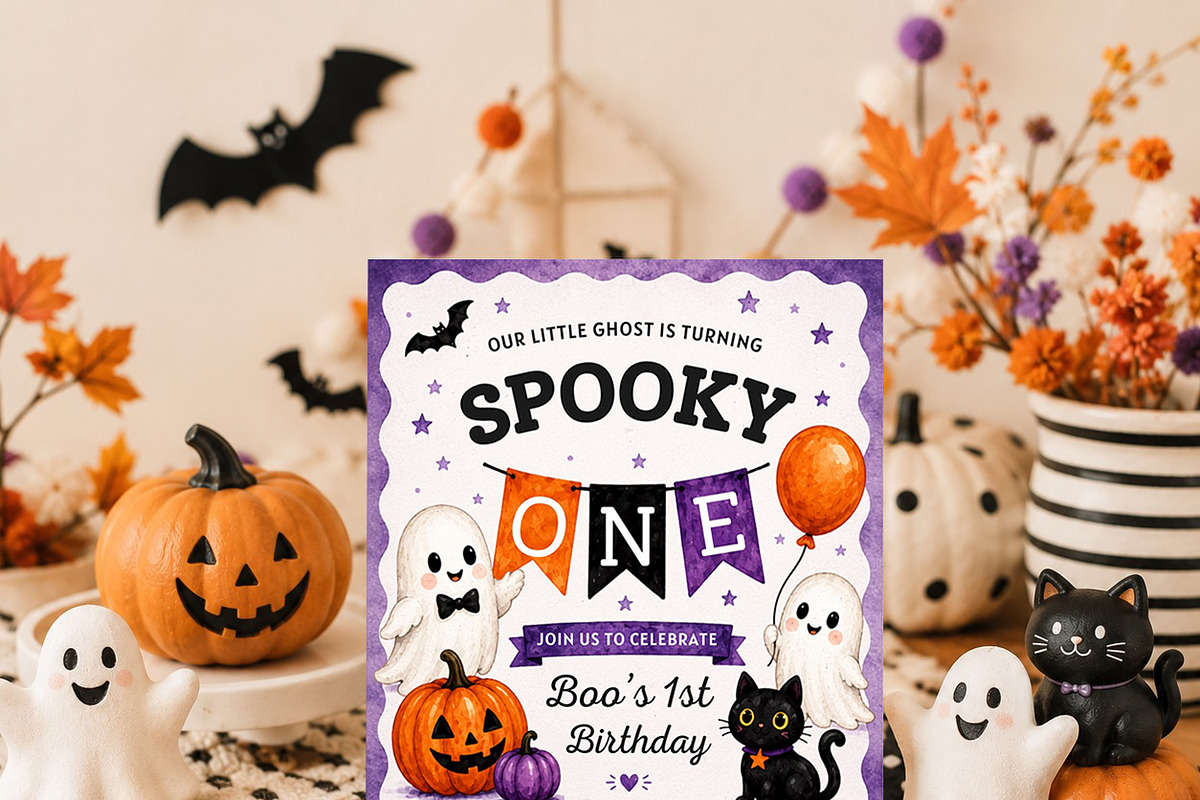 Spooky One Halloween Invitation, an Invitation Template by Arslan (Photo 4 of 5)