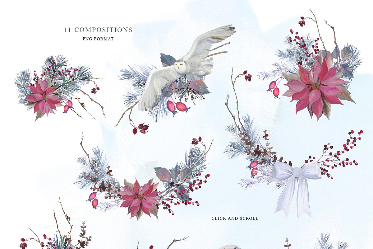Polar night - winter collection, a Seasonal Illustration by Vasmila (Photo 5 of 17)