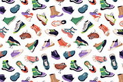 Modern sneakers set + ad templates, an Object Illustration by PaperTrident (Thumbnail 6 of 16)
