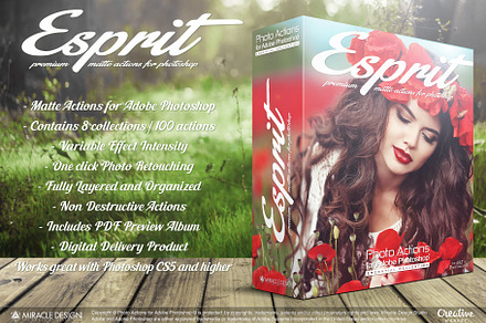 Actions for Photoshop / Esprit