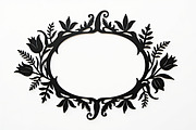 Intricate Silhouette Frame Pack, an Illustration by Creativeshirt (Thumbnail 4 of 9)