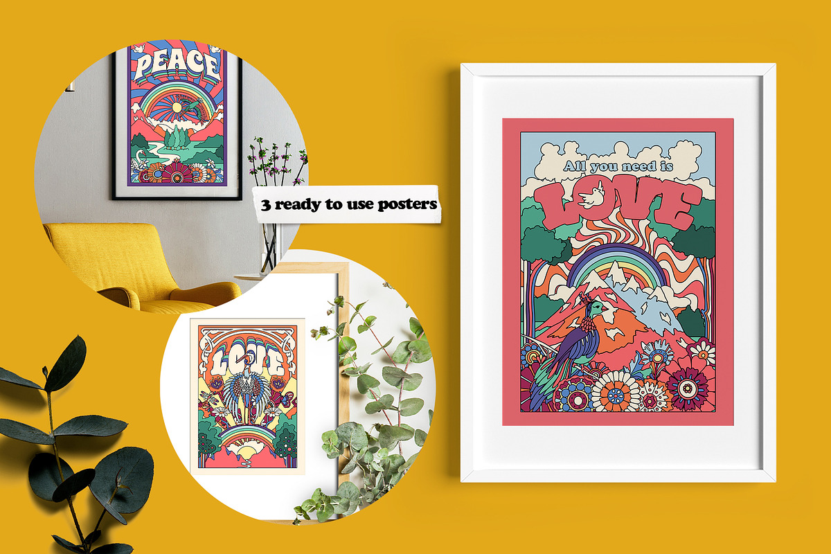 1971 • Retro Graphic Collection, a Decorative Illustration by Vintage Voyage Supply (Photo 10 of 13)