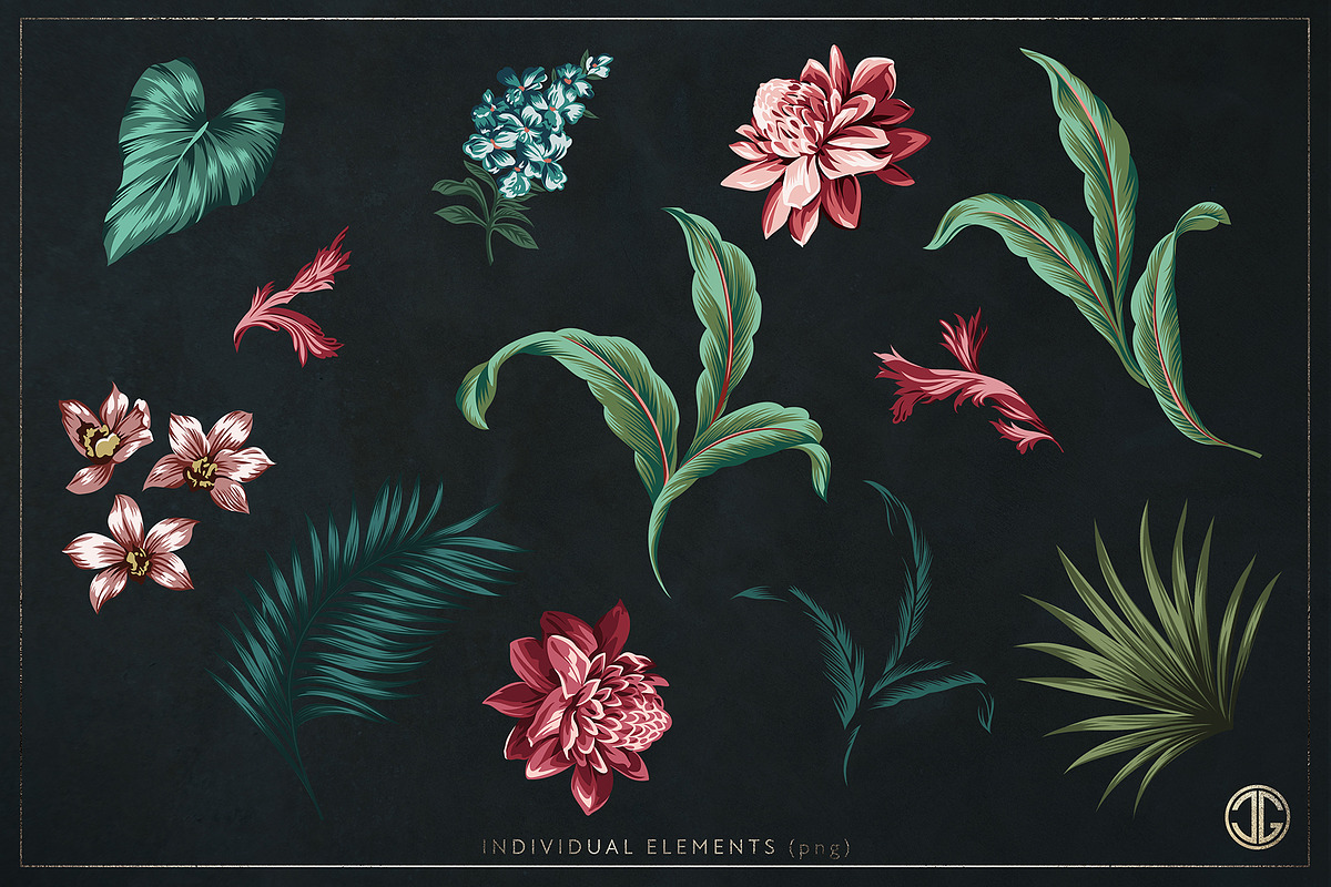 VINTAGE GARDEN Seamless Pattern, a Pattern Graphic by C & G (Photo 3 of 6)
