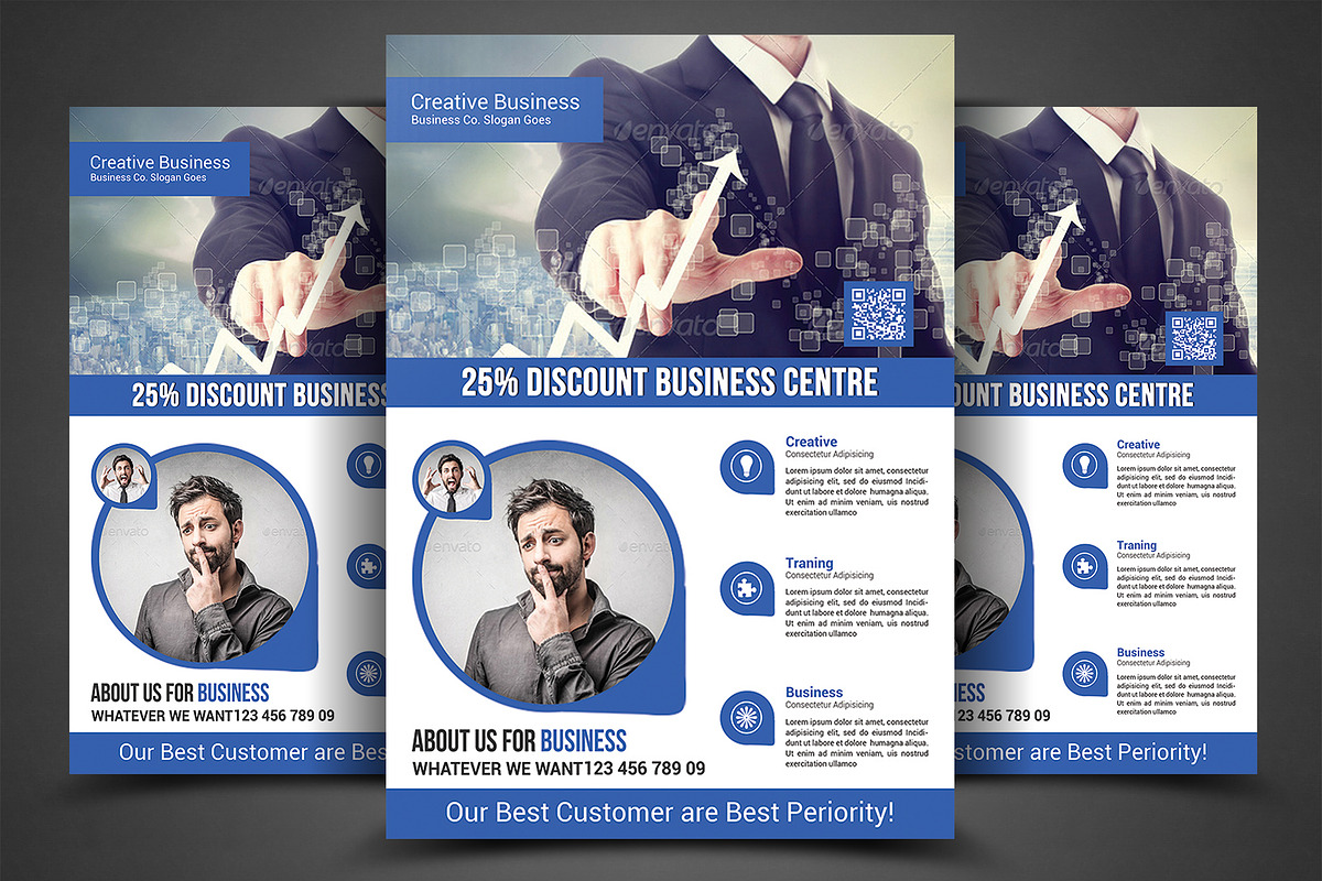 Business Planner Flyer Print Templat, a Flyer Template by AfzaalGraphics (Photo 1 of 4)