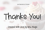 Sweet Cupcake, a Handwritten Font by Wow Magic (Thumbnail 3 of 3)