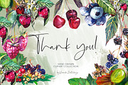 Berries hand drawn elements, an Object Graphic by ArtSpotVeronika (Thumbnail 7 of 7)
