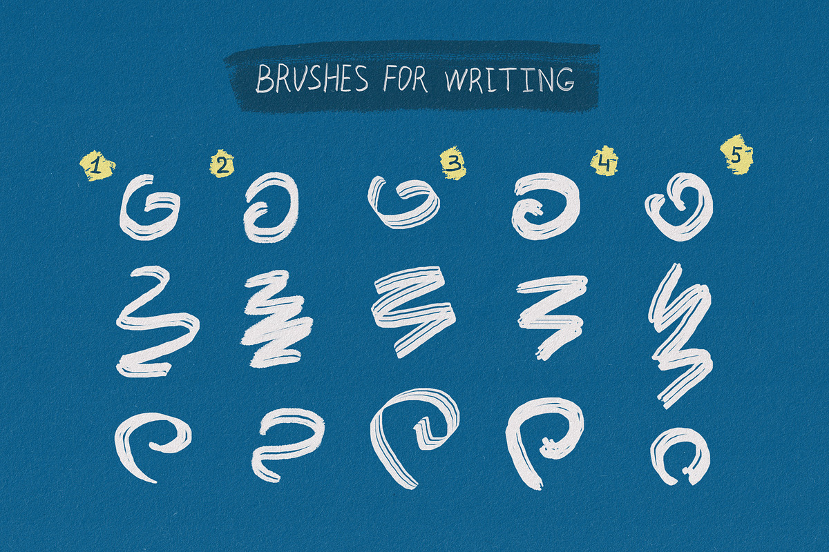 Essential Hand-Drawn Photoshop Brushes preview 6