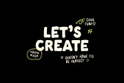Imperfectionist Handwriting Font Kit, a Font by Studio Funshop by Kelli (Thumbnail 7 of 10)