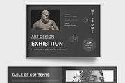 Art Exhibition Portfolio Design, a Brochure Template by MightyDesign (Thumbnail 2 of 9)