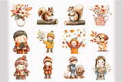 Cottagecore Fall Clipart, an Illustration by Design Market (Thumbnail 5 of 5)