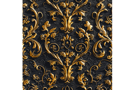 Golden floral pattern embellishing a, a Background Photo by Ylivdesign