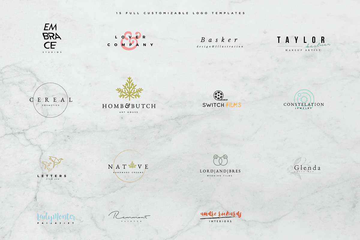 Logo Bundle, a Branding & Logo Template by NeueStudios (Photo 2 of 8)
