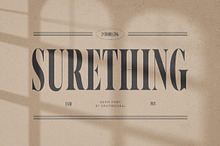 SureThing Elegant Serif Font