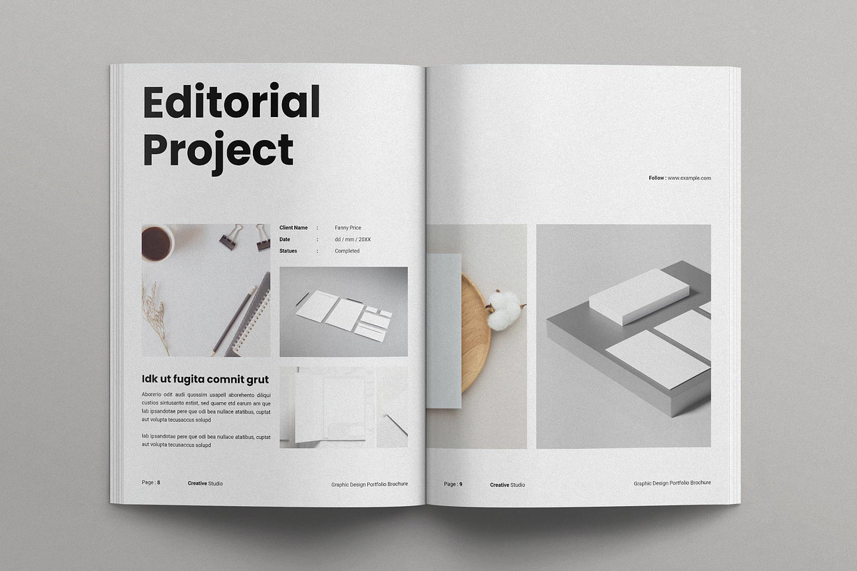 Creative Graphic Design Portfolio, a Brochure Template by E-Type (Photo 4 of 8)