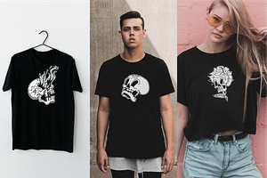 Cartoon Skull Set