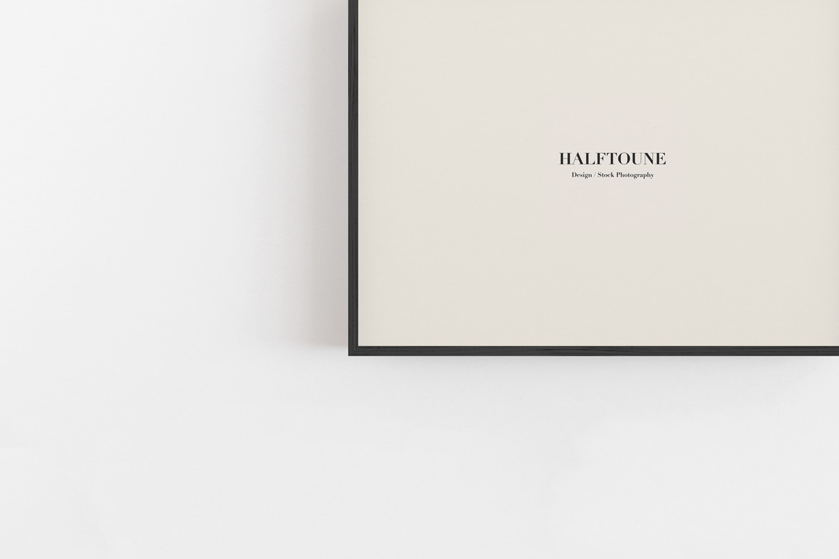 Customizable Wooden Frame Mockup, a Graphic by HALFTOUNE (Photo 8 of 9)