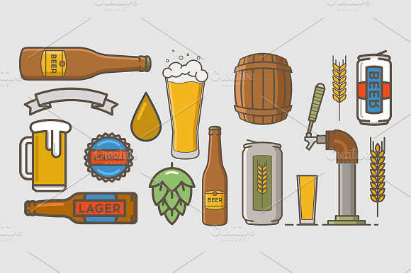 Vector Linear Icons.