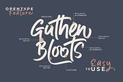 New Guthen Bloots • New Style!!!, a Script Font by azetypestudios.com (Thumbnail 4 of 16)