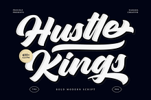 Hustle Kings - Bold Script Fonts