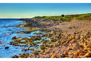 Seashore in Paphos - Cyprus, a Nature Photo by Leonid Andronov