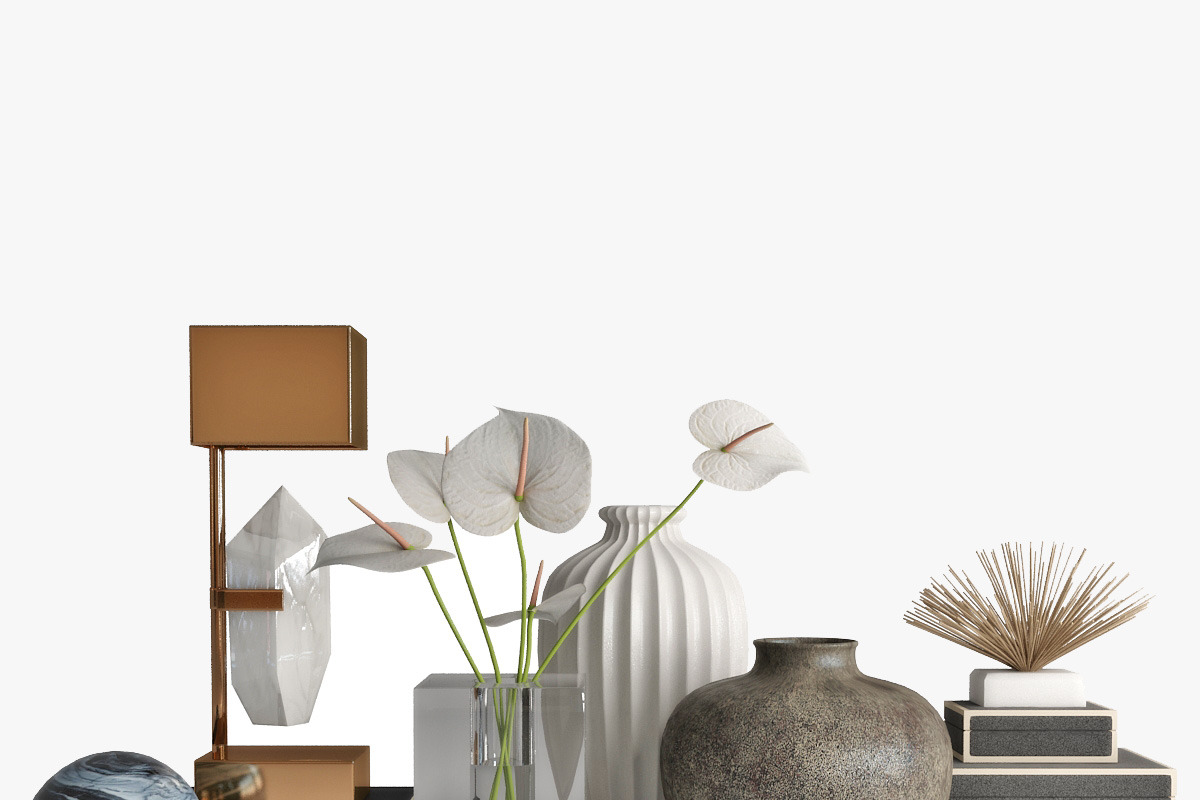 decorative set 01, an Object 3D Model by 3dcruz (Photo 2 of 8)