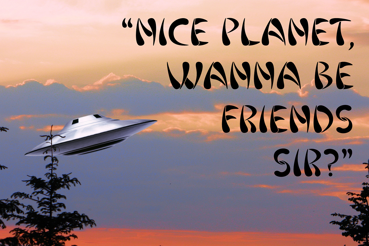 Alien UFO - Horror Space Scary Font, a Font by Gravitype (Photo 6 of 13)