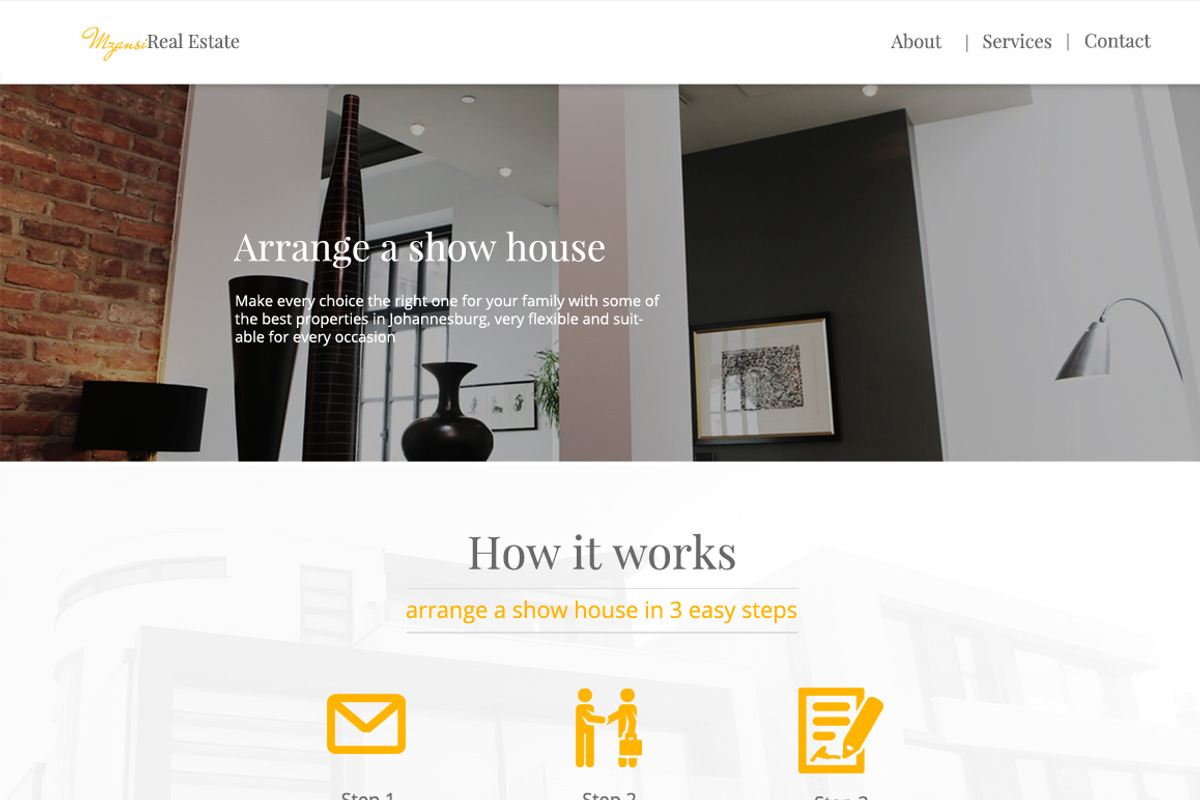 Minimalistic Real Estate Website PSD, a Landing Page Template by NeptuneDesign (Photo 4 of 5)