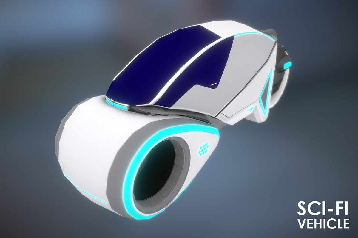Sci-Fi Vehicle, a Cars & Vehicle 3D Model by Beatheart Creative Studio (Photo 8 of 12)