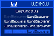 Word Discoverer font, a Sans Serif Font by weknow (Thumbnail 7 of 8)