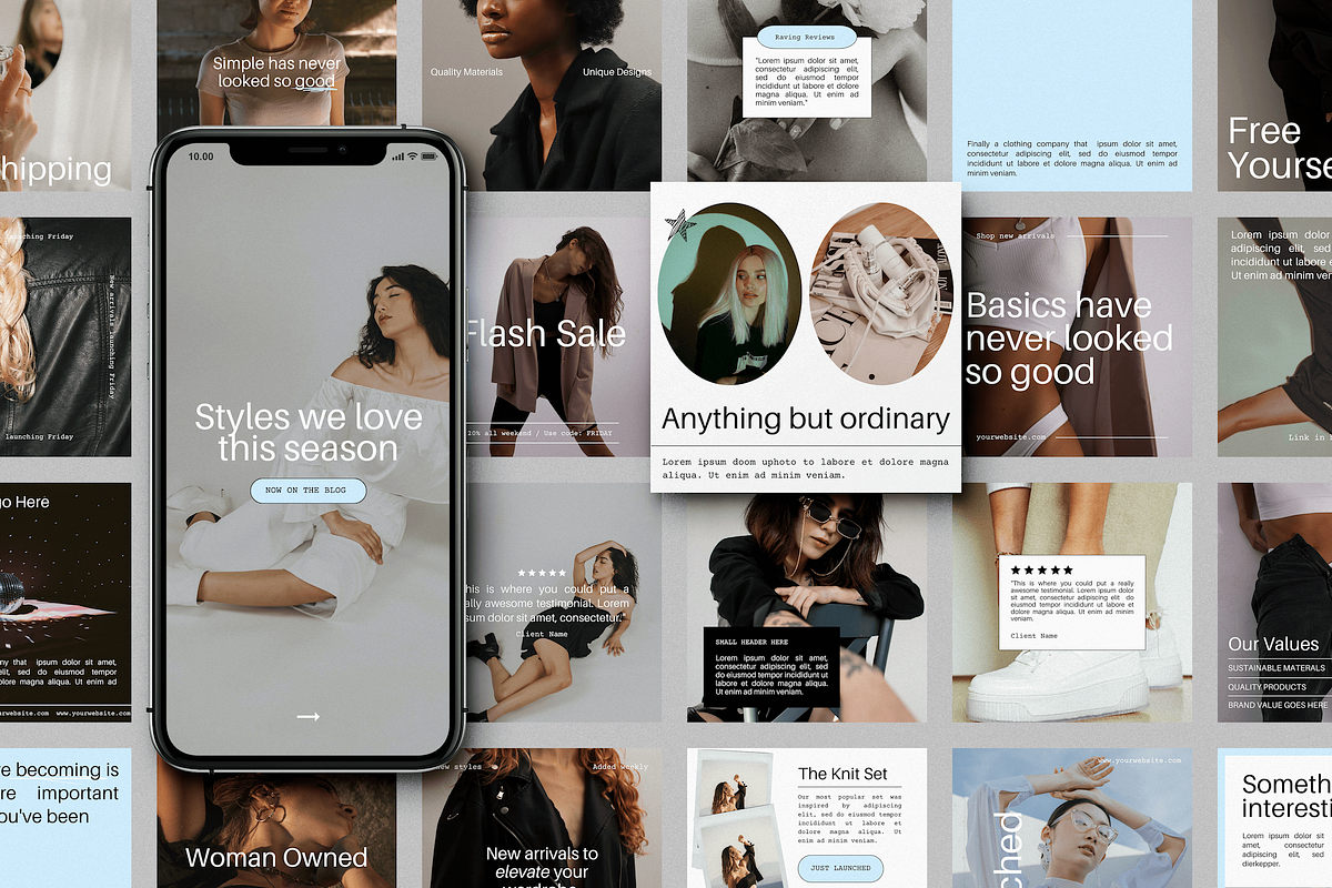Minimal Social Media Templates, a Social Media Template by Brand & Bloom (Photo 6 of 8)